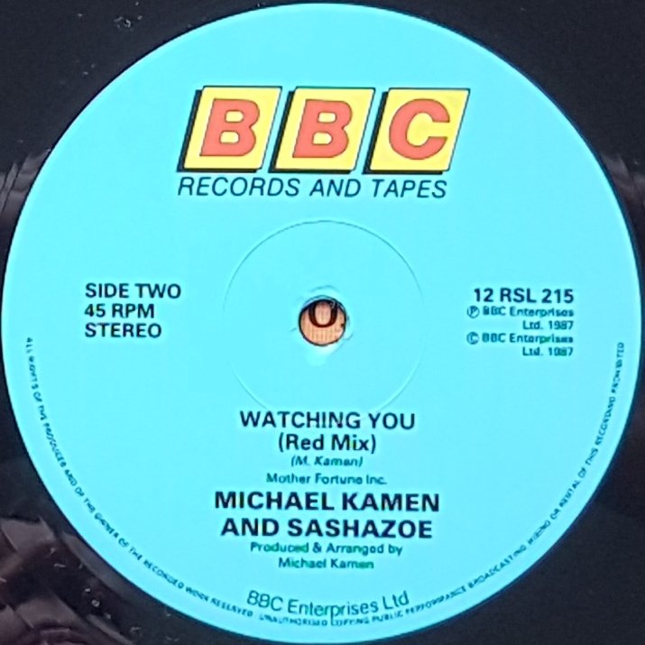 12 RSL 215 Watching you (The duty men) Michael Kamen and Sashazoe from the BBC records and Tapes library Label